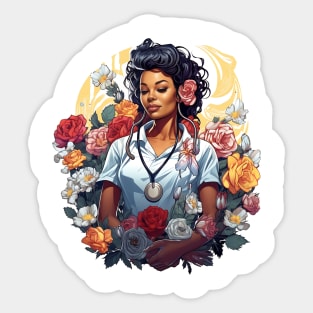 Black Nurse #8 Sticker